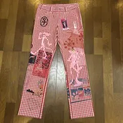 【タグ付未使用】カステルバジャック×ピンクパンサー コラボ レギンスパンツ 42 タグ付未使用】カステルバジャック×ピンクパンサー コラボ レギンス