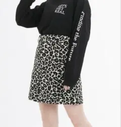 みー助様専用GU レオパード柄 台形ミニスカート&ZARAトッブス