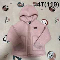 patagonia ボア フリース フード付き コート ジャケット 4T