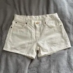 Lee ホワイト デニム ショートパンツ Mサイズ