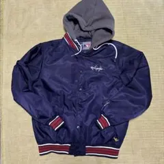 MARK GONZALES スタジャン フード付　ネイビー L 美品