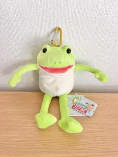 カラビナ付きぬいぐるみポーチ　タイトー限定705533 おとぼけケロピョン