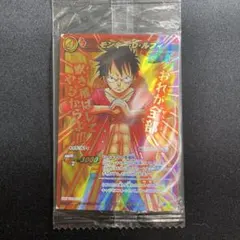 希少・未開封！ミラクルバトルカードダス モンキー・D・ルフィ P OP 46