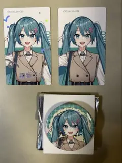 プロセカ　初音ミク　クリフェス　エピカ　箔押し　缶バッジ