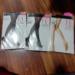 ATSUGI ASTIGU ストッキング 3点セット M-Lサイズ　黒系