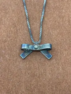 北7167】GUCCI リボンモチーフ ネックレス - メルカリ
