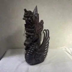 ヴィンテージ　バリ　木彫り　ガルーダ