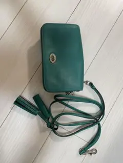 極美品 COACH ショルダーバッグ フェザー レキシー チャーム ターン