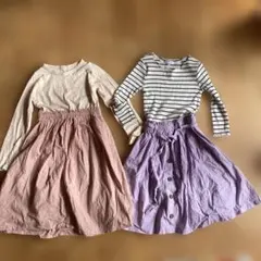 GLOBAL WORK 。RIO 。ワンピース140 2枚まとめて