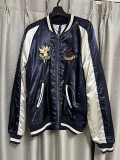 glamb ミントグリーン エイジングペイズリー スカジャン M - メルカリ