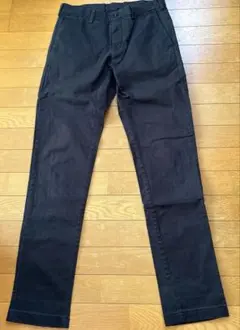 ユニクロチノパン ストレッチスリムフィット黒