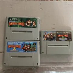 スーパーファミコン　スーパードンキーコング　1&2&3