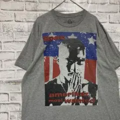 ユーロ古着ヴィンテージTシャツ！グレー半袖XL 0512