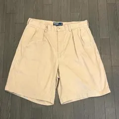 90s PolobyRalphLauren ツータック チノパンショーツ W34のサムネイル