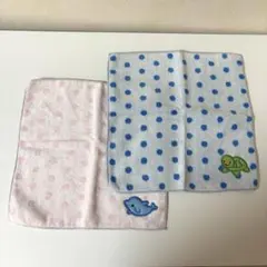 めるも様⭐️ふわふわ8重ガーゼハンカチ☆ネコマリン 2枚セット