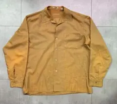 50s 開襟レーヨンシャツ “ハンドステッチ” 15-15 1/2 50s 開襟レーヨンシャツ “ハンドステッチ” 15-15 1/2 - メルカリ
