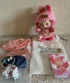 POP MART LABUBU ぬいぐるみ本体と着せ替えセット