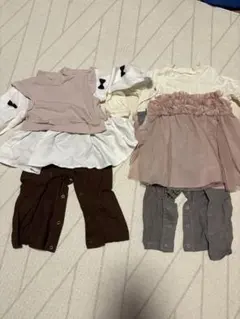 【ブランシェス】ロンパース2点セット　80㎝