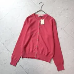 新品 ef-de エフデ ビジュー カーディガン9 ピンク タグ付き