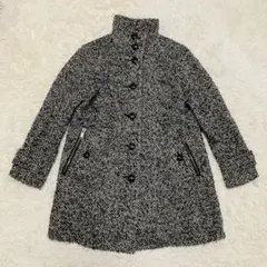 美品⭐︎バーバリーロンドン　ツイードコート　黒白　ロゴボタン38 Mサイズ 楽天市場】ツイード ジャケット（ブランドバーバリー）（レディース