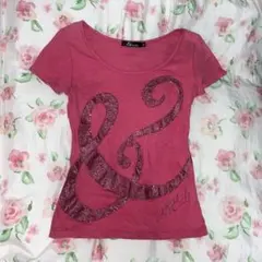 &by P&D Pinky&Dianne スタッズ ロゴ Tシャツのサムネイル