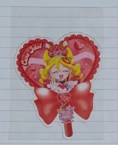 映画 キミとアイドルプリキュア 入場特典 キュアアイドル（赤）