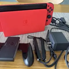 Nintendo Switch有機ELモデル マリオレッド 本体一式
