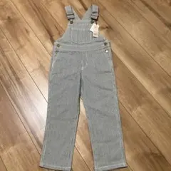 新品タグつき★プティマイン デニムサロペット オーバーオール 110センチ