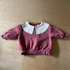 MAKE YOUR DAY 襟付きトレーナー 80