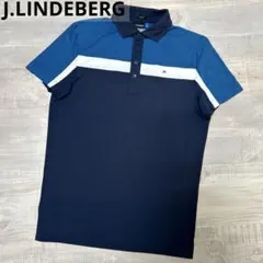 J.リンドバーグ★SLIM FIT★薄手ストレッチポロシャツ【メンズ サイズM】