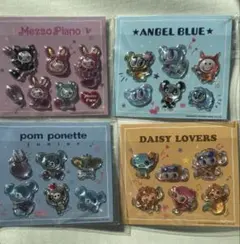 セブンイレブン ナルミヤ ぷっくりシール4点セット♡