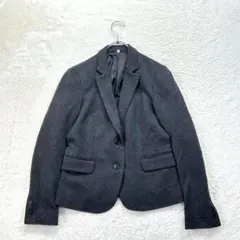 ⭐️無印良品/S/グレー/テーラードジャケット/2ボタン/ストレッチ/春秋のサムネイル