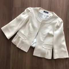 ジャケット　オフホワイト　入学式　7号