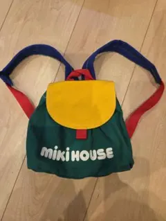 MIKI HOUSE キッズ リュック マルチカラー　ほぼ新品のサムネイル