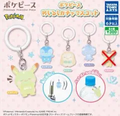ポケピース　めじるしガチャマスコット　4種　セミコンプ