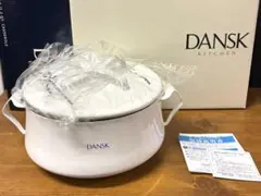 DANSK　ホーロー　両手鍋　白　2QT 20cm 2.2ℓのサムネイル