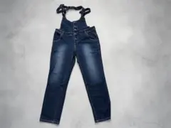 ブルー デニムサロペット