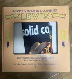 値下げ！ 50's LEVIS リーバイス ビンテージ ポスター 紙製 バナー