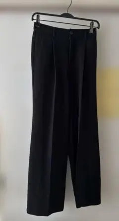 メンズ ブラック スラックス パンツ