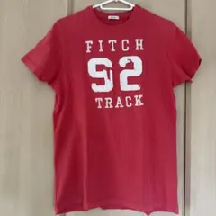 アバクロ Tシャツ　赤に近いピンク　S