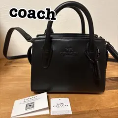 coach 2way ミニトート　ショルダーバッグ　ブラック