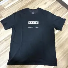 Levi'sリーバイス プリントロゴTシャツ 黒　ユニセックスＳ