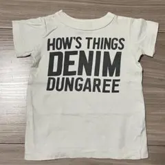 デニムダンガリー Tシャツ 100