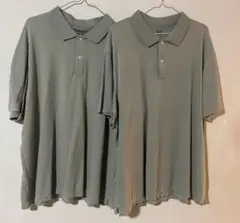 3XLサイズ UNIQLO エアリズムコットンカノコポロシャツ 2枚セット
