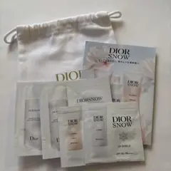 DIORSNOW ディオール　スノー　サンプル　トアライアルセット　巾着つき
