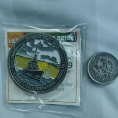 激レア 米軍海軍 USS EMMONS DD457-DMS22 チャレンジコインのサムネイル