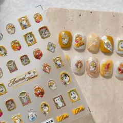 3D 立体動物イラスト ネイルシール