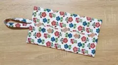 ティッシュケース〘吊り下げ〙ソフトパック用✦ナチュラル✦レッド✦