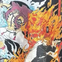 新品⭐︎猗窩座vs煉獄杏寿郎⭐︎無限列車編⭐︎Tシャツ⭐︎Lサイズ⭐︎鬼滅の刃