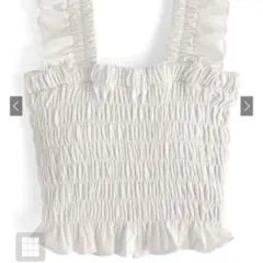 GRL 【dk1118】カップ付きシャーリングフリルタンクトップのサムネイル